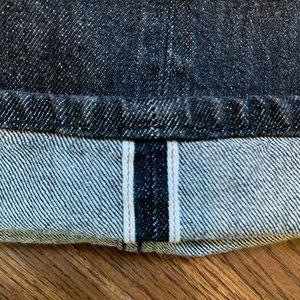 Goodfellow & Co. 14oz. Black Selvedge Denim Jeans 38x30